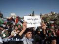 على دوار نابلس شباب اقسموا الاستمرار باعتصامهم حتى انهاء الانقسام