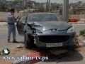 بالفيديو والصور:اصابة 3 مواطنين في حادث سير في طولكرم