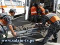 إصابة مواطن نتيجة انزلاق مركبته في عتيل