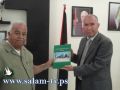 الزعتري يستقبل النجاب ويتسلم نسخة عن كتاب جديد حول قدامى خريجي مدرسة خضوري للفترة ...