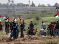 اصابة 5 مواطنين في مواجهات مع الاحتلال بغزه