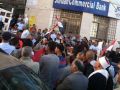 مناصرون للنظام السوري يحتجون على قناة الجزيرة في رام الله