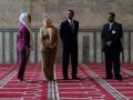 اوباما يقوم باول زيارة الى مسجد في الولايات المتحدة