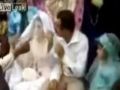 عريس يصفع عروسه في الكوشة ـ بالفيديو