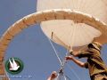 سقوط منطاد مراقبة اسرائيلي قرب حدود غزة