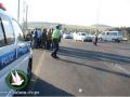 اصابة 13 فلسطينيا واسرائيليا في حادث سير بالخليل