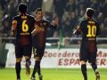 شاهد الاهداف : بثنائية ميسي برشلونه يضع قدما في الدور المقبل بكاس اسبانيا