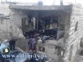 تسرب الغاز يتسبب في إحتراق منزل وإنهيار جزء منه في يطا