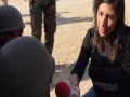 مراسلة القناة الثانية الاسرائيلية تغطي معركة الموصل