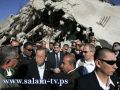 بان كي مون يتعرض للرشق بالأحذية والعصي لدى وصوله إلى قطاع غزة