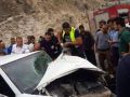 اصابة 9 مواطنين في حادث بطوباس - شاهد الصور