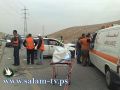مصرع أم وابنها في تصادم بين سيارة فلسطينية وإسرائيلية