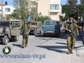 اليات اسرائيلية وجنود مشاة يجوبون شوارع طولكرم