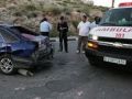4 اصابات إحداها خطيرة جراء انقلاب مركبة شرق بيت لحم