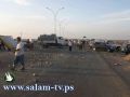 مسلحون يغلقون الشارع الرئيسى بمدينة العريش