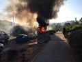 اصابة 21 اسرائيليا في انفجار عبوة ناسفه داخل حافلة بالقدس