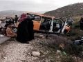 9 إصابات في حادث سير على طريق جنين نابلس - شاهد الصور