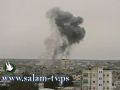 ثماني اصابات في غارات جوية استهدفت مقرا امنيا في غزة
