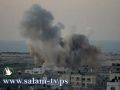 إصابة طفلة ووالدها في قصف إسرائيلي استهدف منزلا بحي الزيتون بغزة