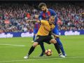 برشلونة يسقط في فخ التعادل أمام مالاجا بتسعة لاعبين