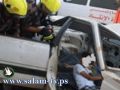 احتراق مقهى في الظاهرية وإصابة 8 بحادث سير شمال طولكرم