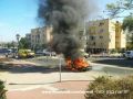 مقتل اسرائيلي وإصابة اخر في انفجار سيارة في عسقلان - شاهد الصور
