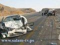 حادث سير مروع شمال الخليل يودى بحياة مواطنين ويصيب أخرين