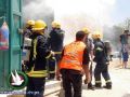 شاهد الصور : مناورة للدفاع المدني في طوباس حول الكوارث الطبيعية والتي يتسبب فيها ...