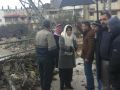 الوزيرة المصري تتفقد الاضرار الناتجة عن السيول في بلدة عنبتا