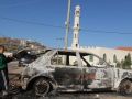 مستوطنون يقتحمون بلدة دير جرير شمال رام الله و يحرقون 10 مركبات
