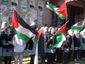 شاهدوا الصور : إعتصام جماهيري حاشد أمام الصليب الأحمر بطولكرم بمناسبة اسبوع الشباب الفلسطيني