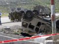 ‫إصابة 4 جنود إسرائيليين جراء انقلاب جيب شمال رام الله