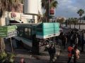حيفا : سائق حافلة يفقد وعيه ويصطدم بـ 13 مركبة