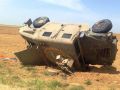 إصابة 4 جنود إسرائيليين بانقلاب سيارتهم العسكرية قرب غزة