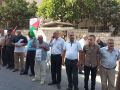 وقفة في طولكرم دعما للأسرى المرضى والمضربين عن الطعام