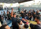 شهيد بدير البلح وغارات وسط وجنوب قطاع غزة
