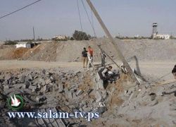وفاة شاب واصابة 2 بسقوط صاروخ فلسطيني على منزلهم