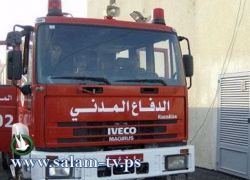 الدفاع المدني يخمد نيران شبت في مصنع ببيت فجار