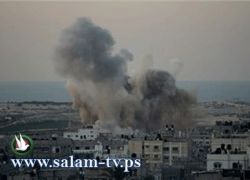 الطائرات الاسرائيلية تقصف شمال وجنوب قطاع غزة