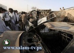 مقتل 14 شخصا بينهم 10 جنود امريكيين في تفجير سيارة مفخخة بكابول