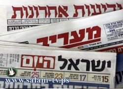 عناوين الصحف الاسرائيلية 22 فبراير 2012