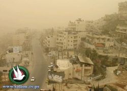 حالة الطقس لهذا اليوم : اجواء غائمة جزئيا ومغبرة