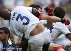 بعد التصادم مع كاسياس .. شكوك حول مشاركة بيبي أمام برشلونة