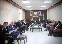 محافظ طولكرم عصام أبو بكر يلتقي ممثل النرويج لدى دولة فلسطين