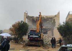 قوات الاحتلال تهدم ثلاثة منازل ومنشأة زراعية في بيت لقيا غربي رام الله