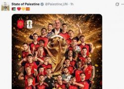 بما حملته من رسائل مبطنة للاحتلال .. صحيفة ماركا الاسبانية تحتفي بتهنئة فلسطين بفوز اسبانيا بكأس العالم