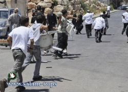مستوطنون يقطعون طريق وادي الحرامية ومفرق برقه