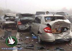 مصرع مواطن وإصابة ثلاثة بجراح خطيرة بحادث سير في أريحا