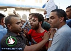الأمن يتصدى لمتظاهرين خرجوا للتنديد بزيارة موفاز المؤجلة لرام الله