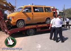 بالصور والفيدو : اصابة طفل بجراح خطيرة في حادث سير على شارع شويكة بطولكرم